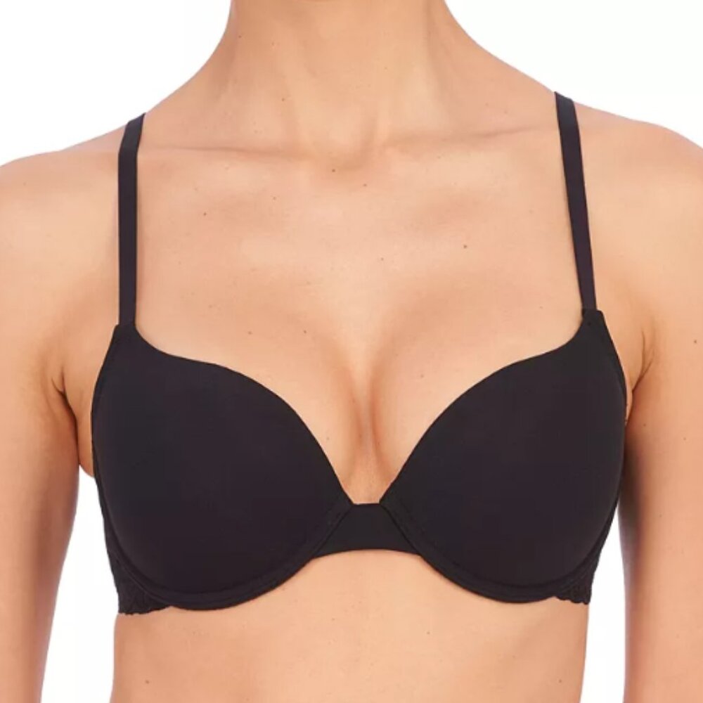 Natori Revelation Contour Underwire Bra 36B Black 721248